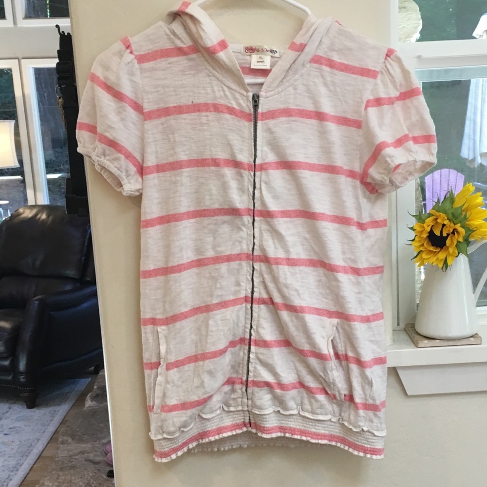 Ragdoll and rockets Striped sleeveless sweatshirt